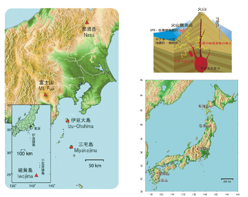 火山活動観測網その１